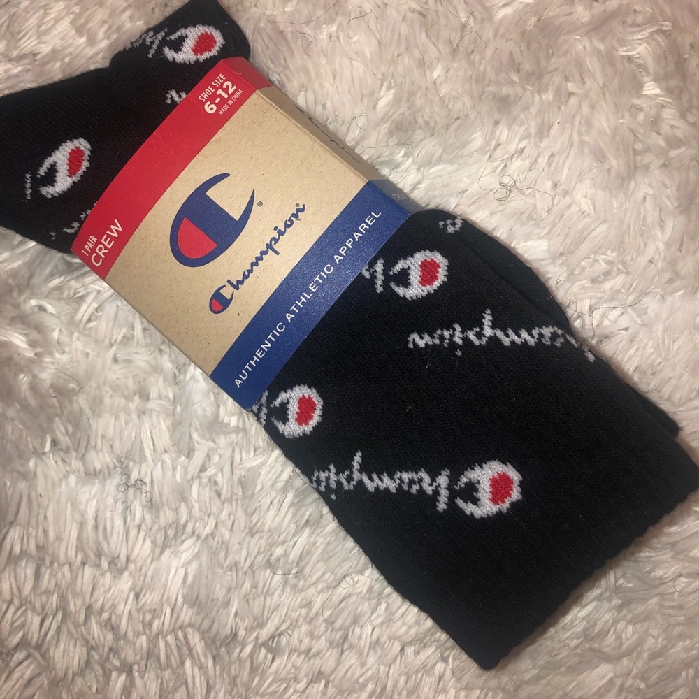 Champion logo socks